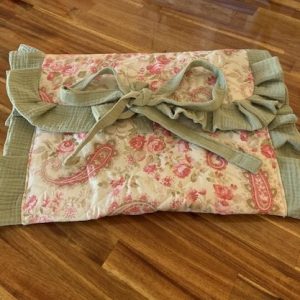 Artisan Bible Bag - Paisley Floral Pattern w/ Ruffled Fringe